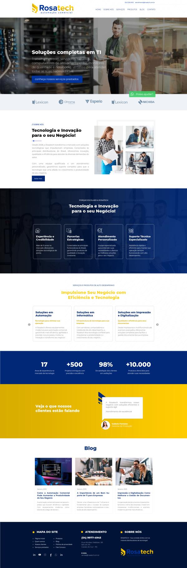 website Rosatech