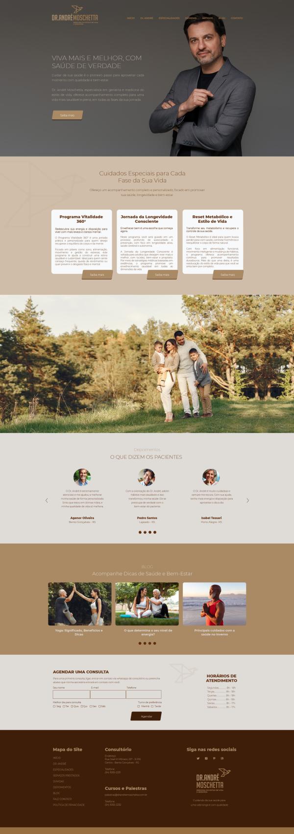 website Dr. André Moschetta